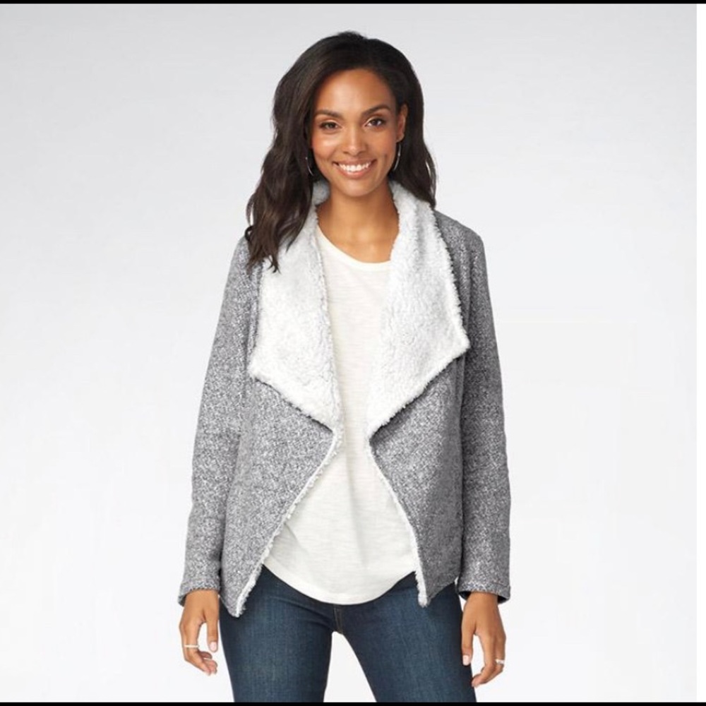 Faux Shearing Cardigan